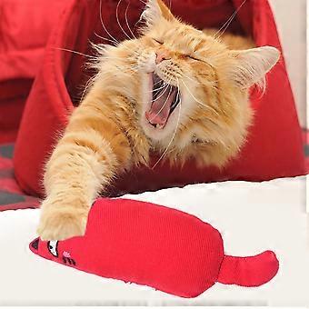 Teeth Grinding Catnip Toy – Fun Chew & Bite Plush for Cats & Kittens