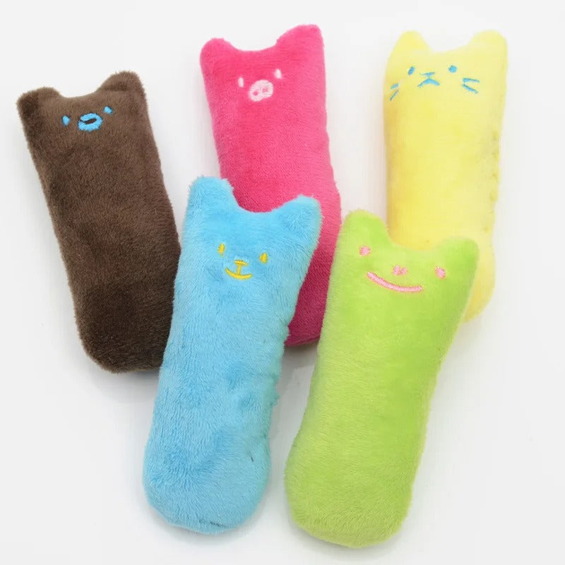 Teeth Grinding Catnip Toy – Fun Chew & Bite Plush for Cats & Kittens