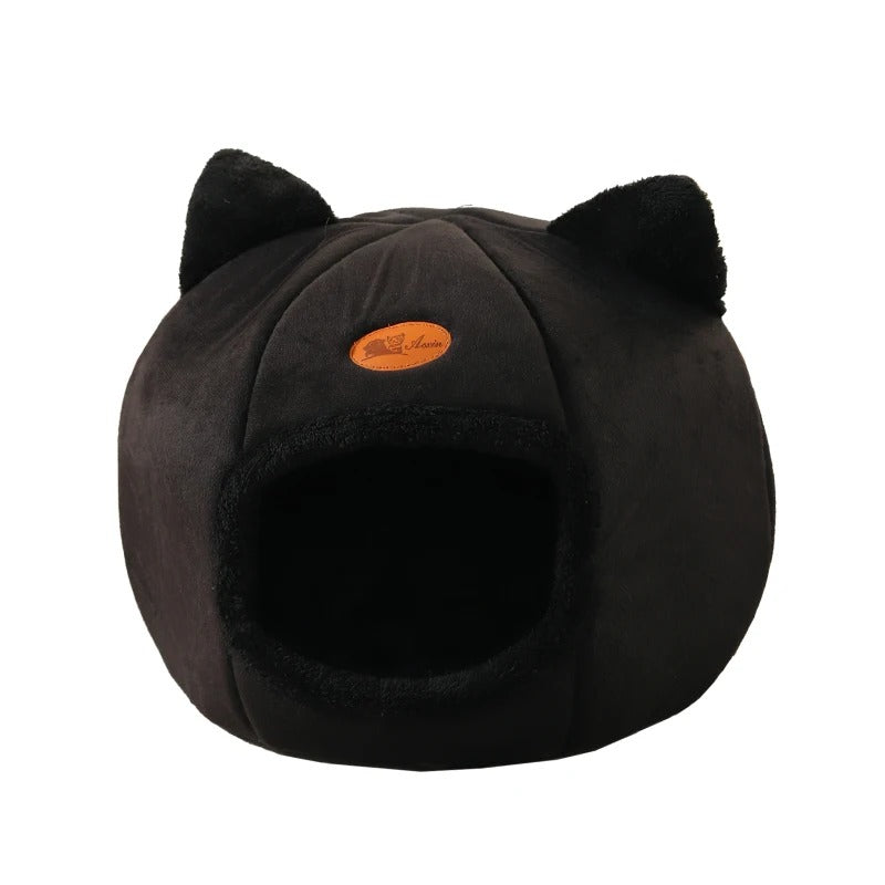 Hidden Den Cave Bed – Soft & Cosy Calming Bed for Cats & Small Dogs