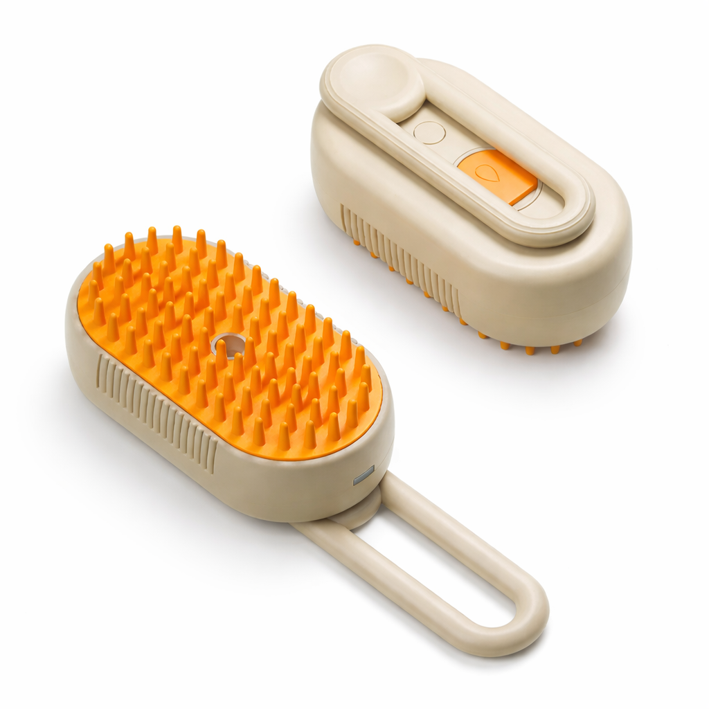 3-in-1 Steam Grooming Brush for Pets