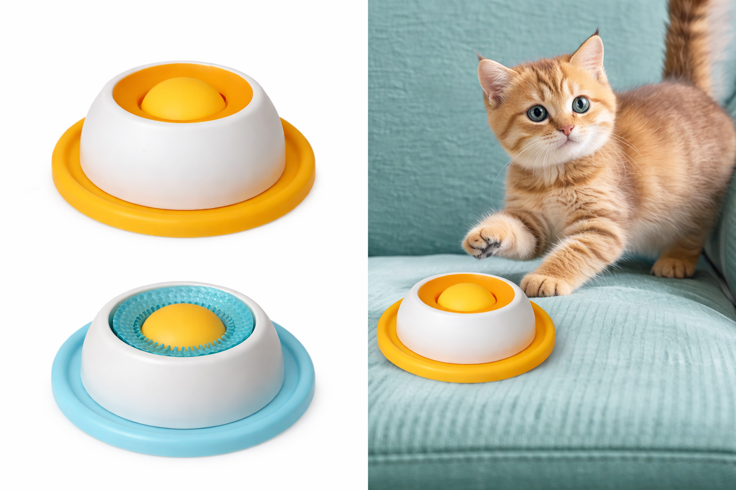 Interactive Lick Mat Slow Feeder for Dogs & Cats – Calming Treat & Dental Health Bowl