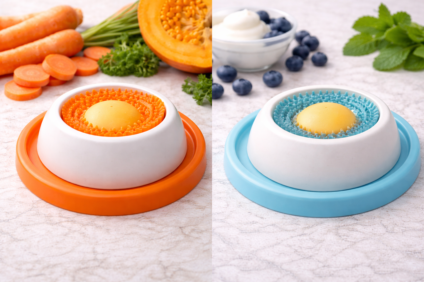 Interactive Lick Mat Slow Feeder for Dogs & Cats – Calming Treat & Dental Health Bowl