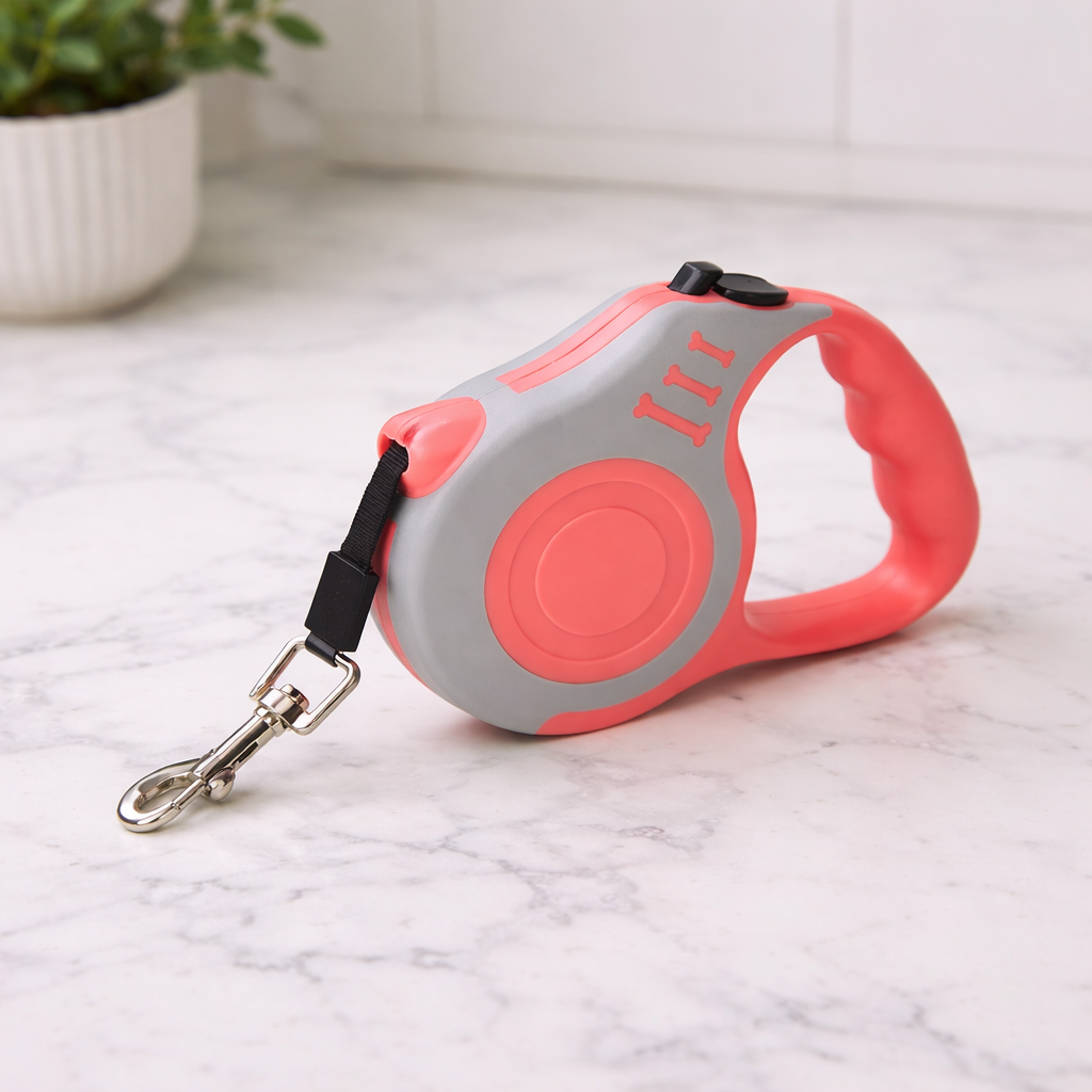 ProControl Retractable Dog Leash – Durable Automatic Nylon Lead (3m / 5m)
