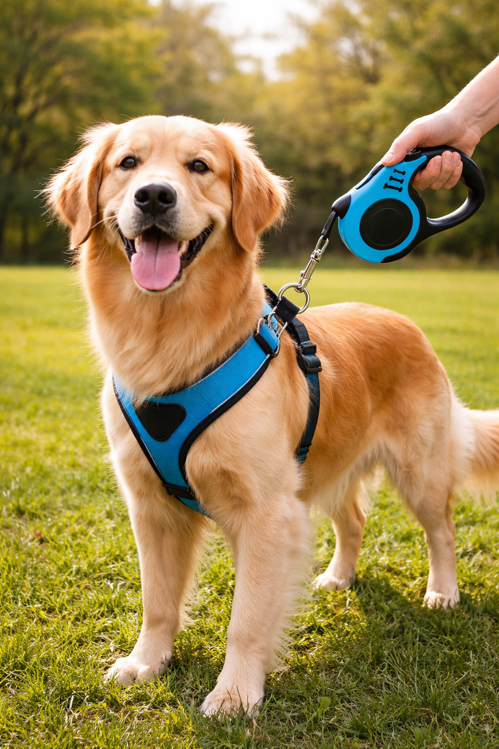ProControl Retractable Dog Leash – Durable Automatic Nylon Lead (3m / 5m)