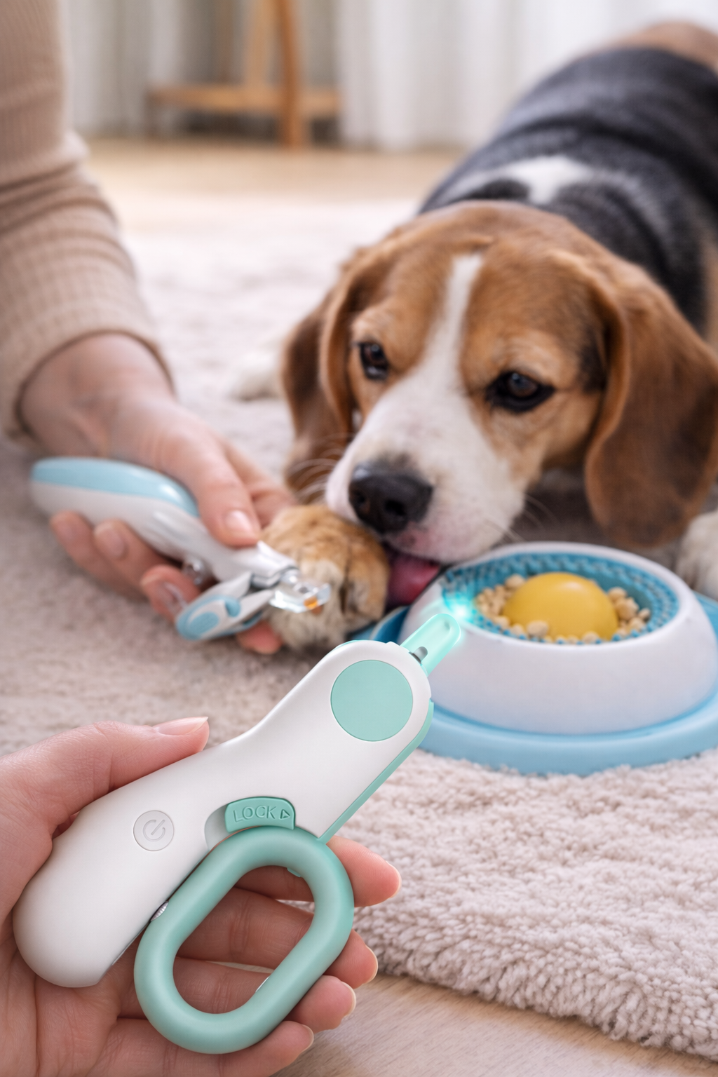 Professional LED Pet Nail Trimmer – Safe, Stress-Free Grooming for Dogs & Cats