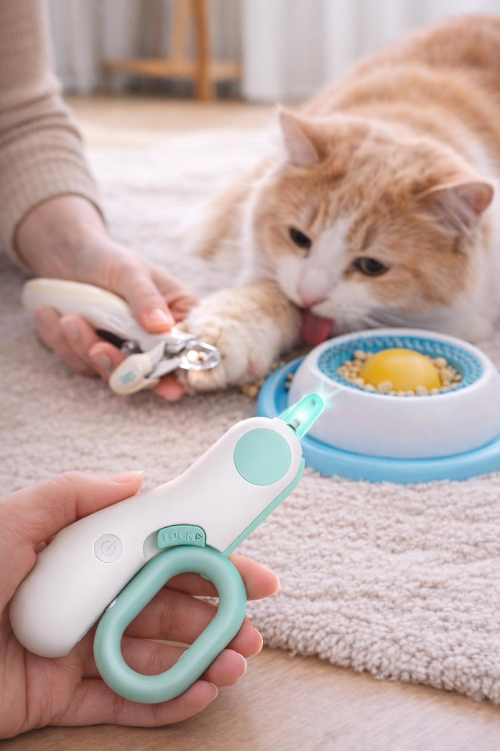 Professional LED Pet Nail Trimmer – Safe, Stress-Free Grooming for Dogs & Cats