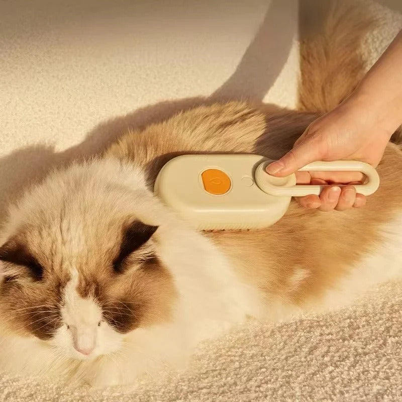 3-in-1 Steam Grooming Brush for Pets